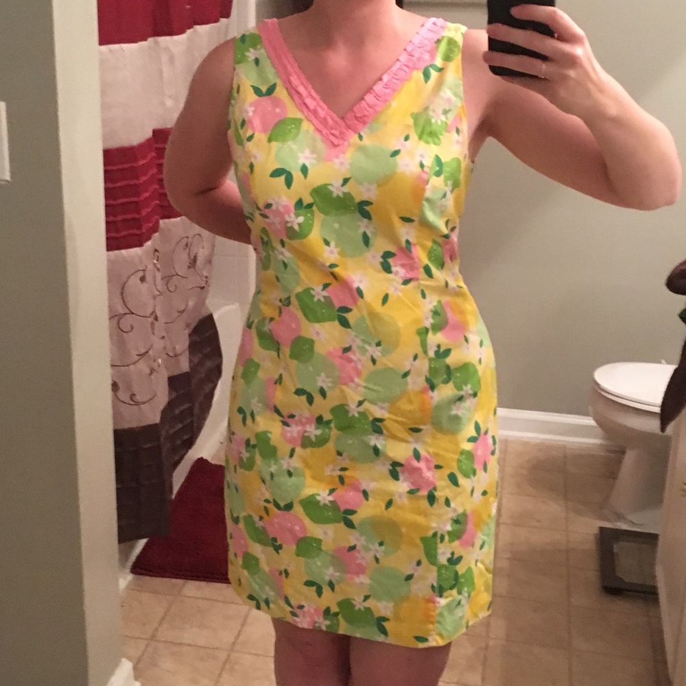 Lilly Pulitzer lemons & limes dress 